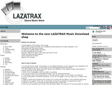 Tablet Screenshot of lazatrax.dancemusictunes.com